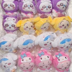 吉伊卡哇x三麗鷗s娃 可脫帽公仔娃娃